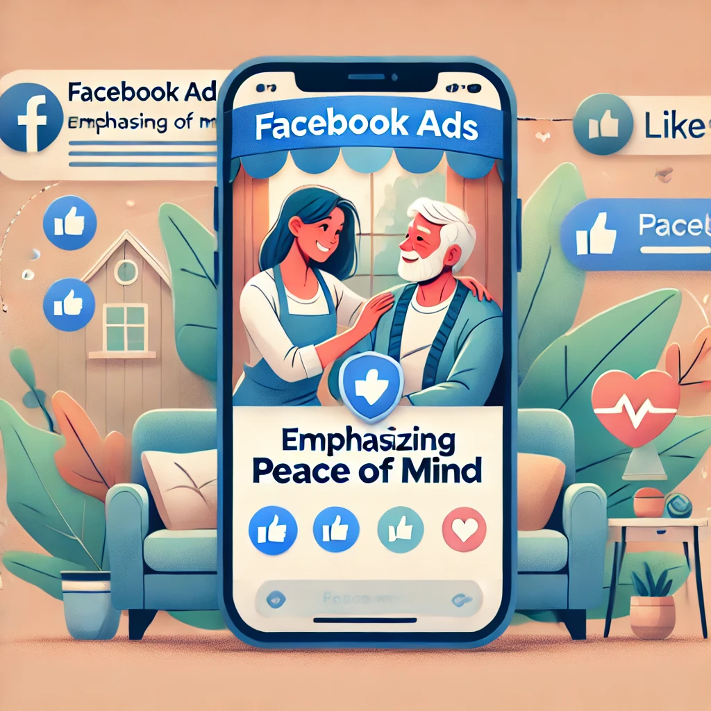 Facebook Ads Emphasizing Peace of Mind