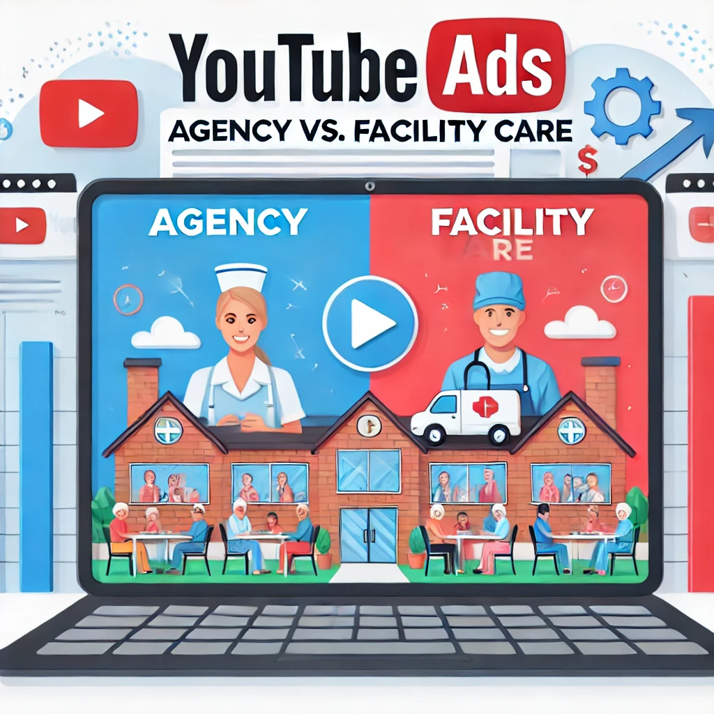 YouTube Ads Comparing Agency vs. Facility Care