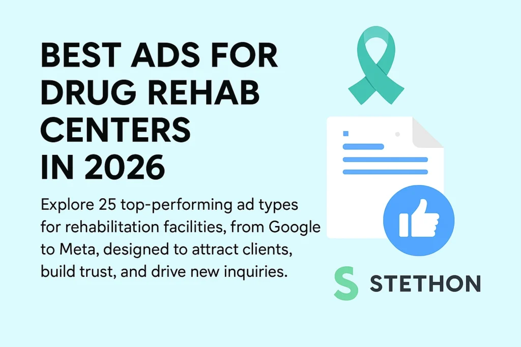 best ads for drug rehab clinics examples