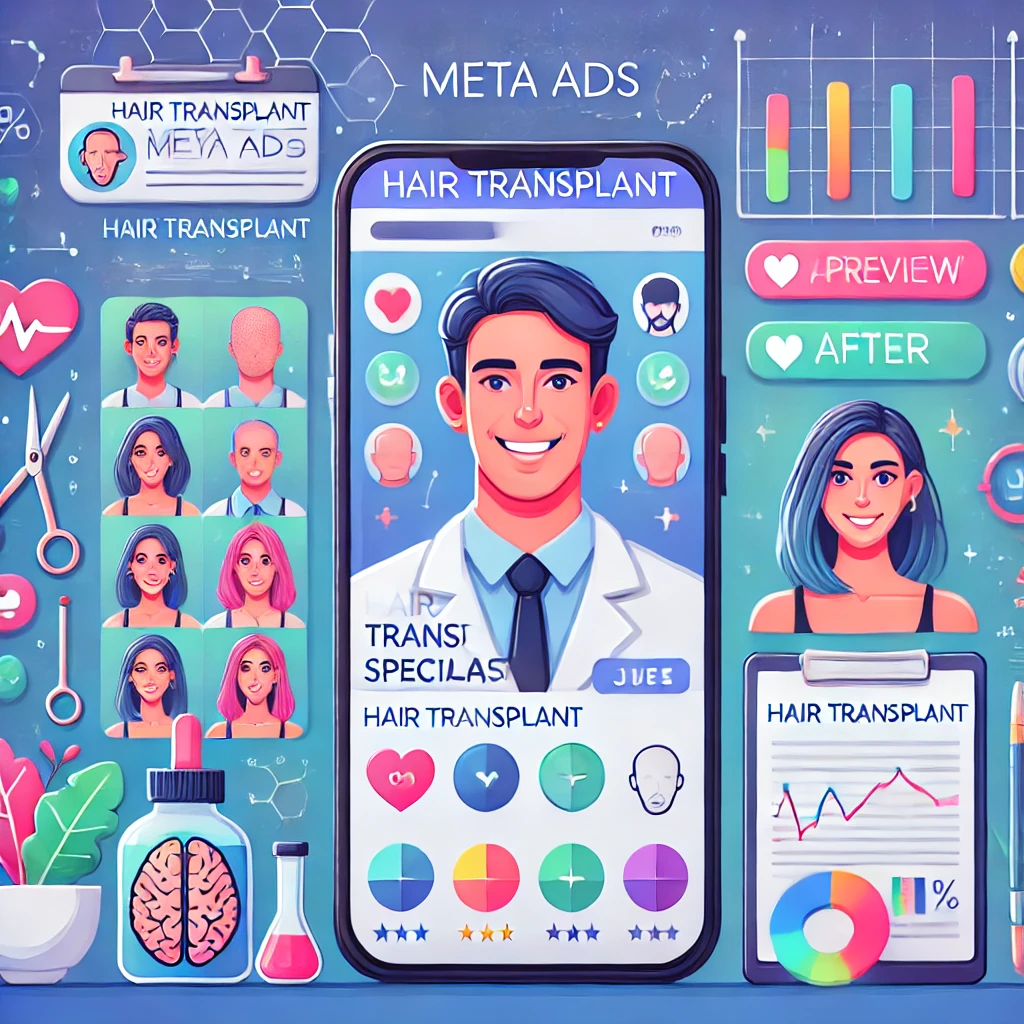 meta ads hair transplant image 2