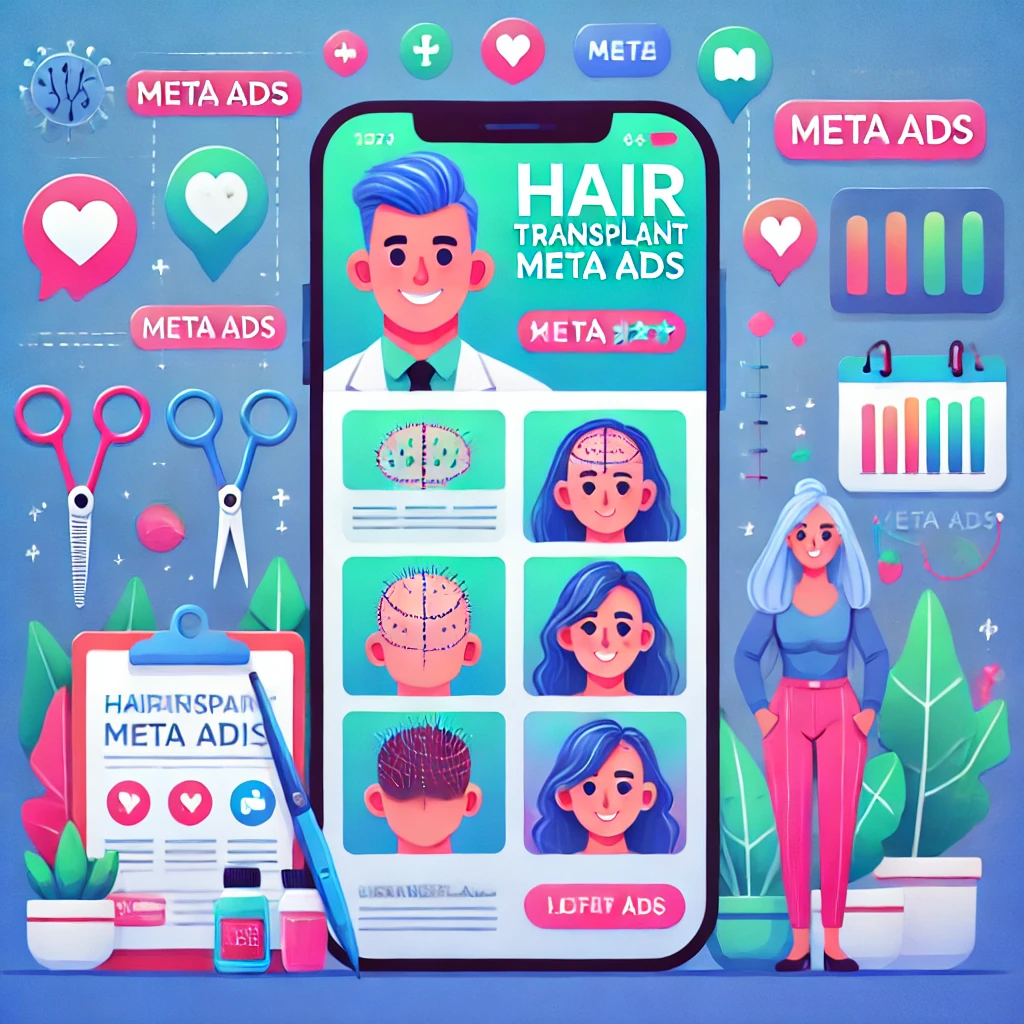meta ads hair transplant image
