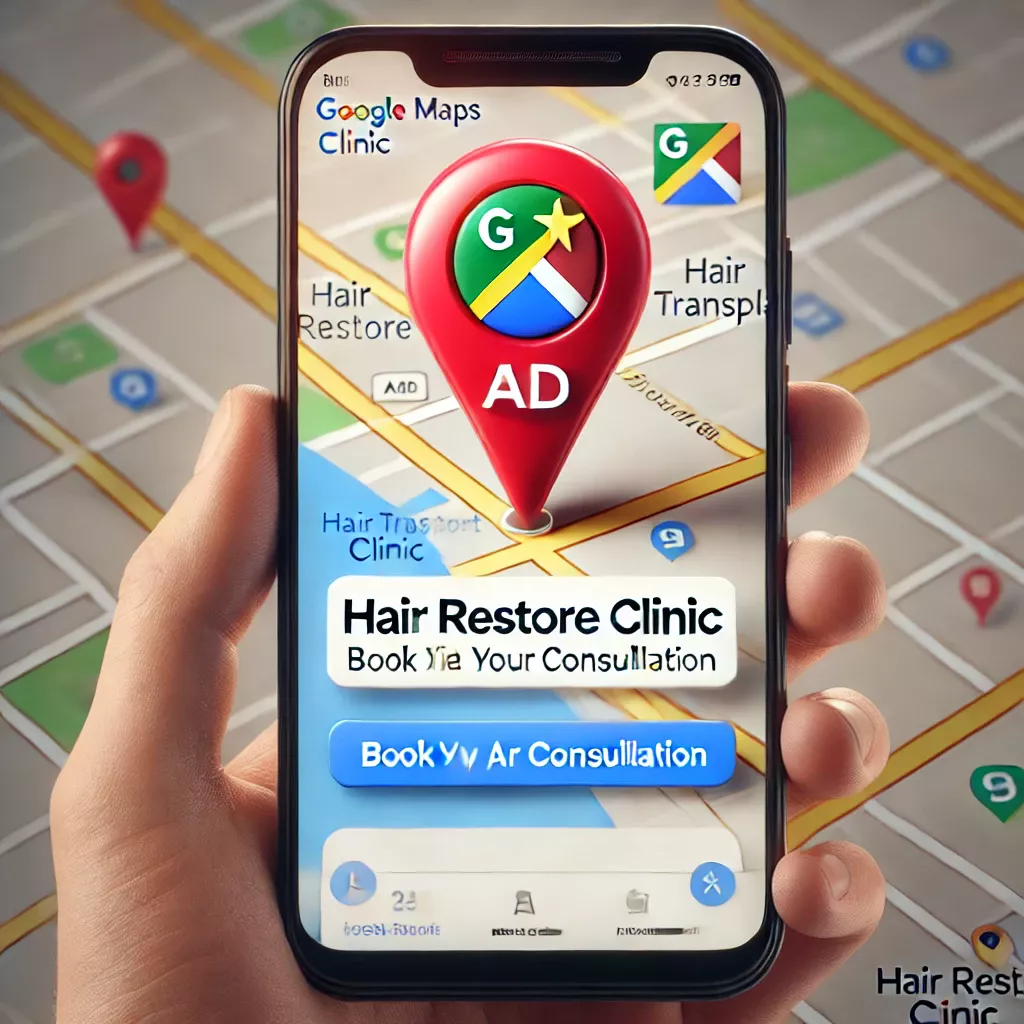 Best Ads for Hair Transplant Clinics 6 hair transplant google maps pins