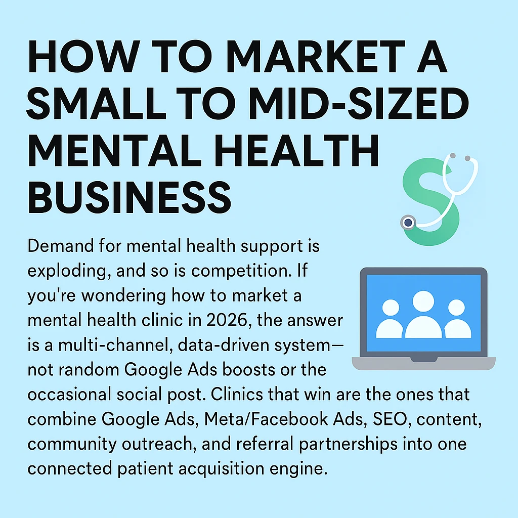 How to Market a Mental Health Clinic in 2026 3 how to market a mental health clinic