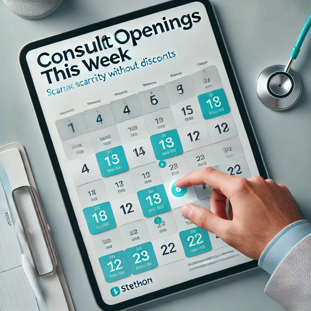 Consult Openings This Week Scarcity Without Discounts