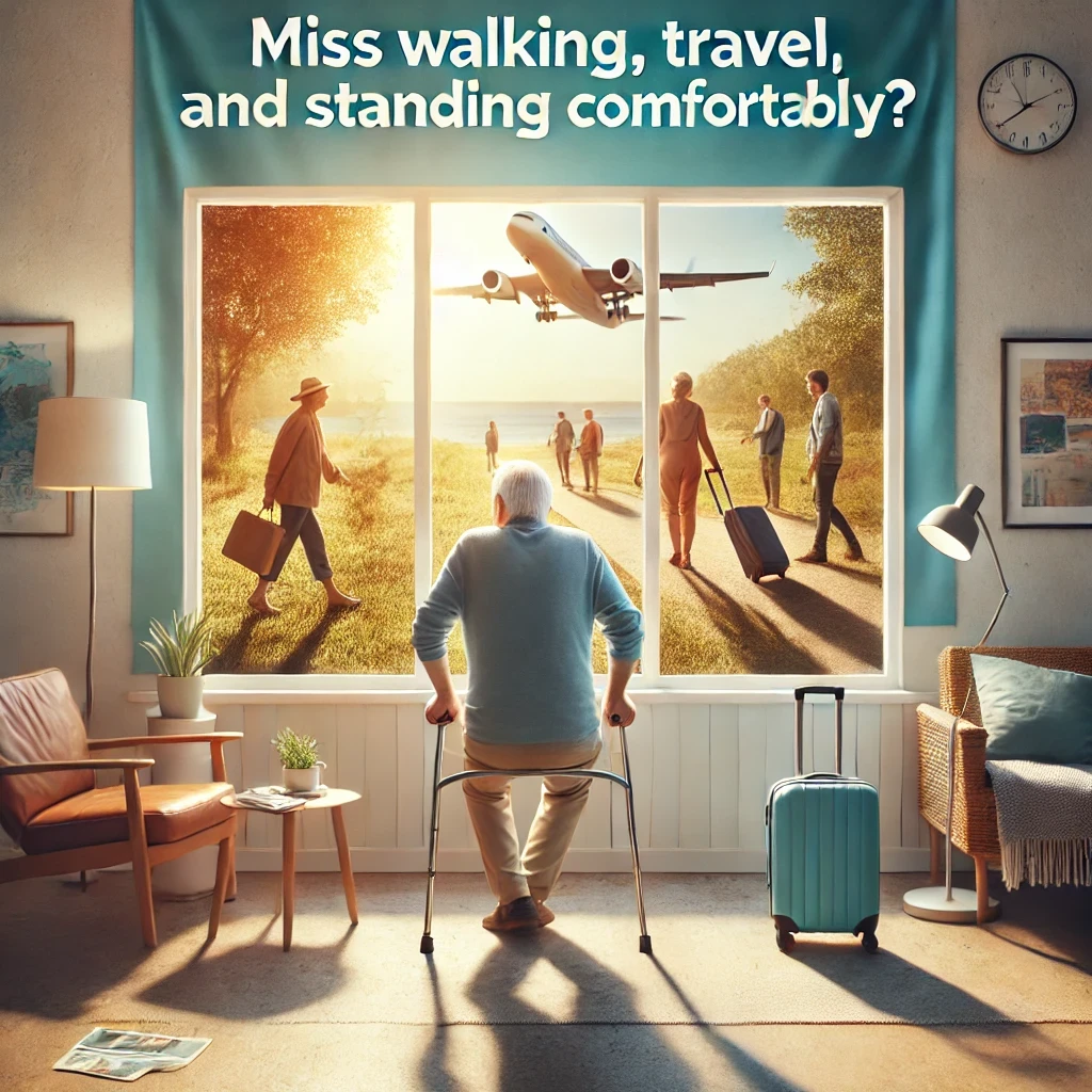 Miss Walking Travel and Standing Comfortably Lifestyle Loss Ad