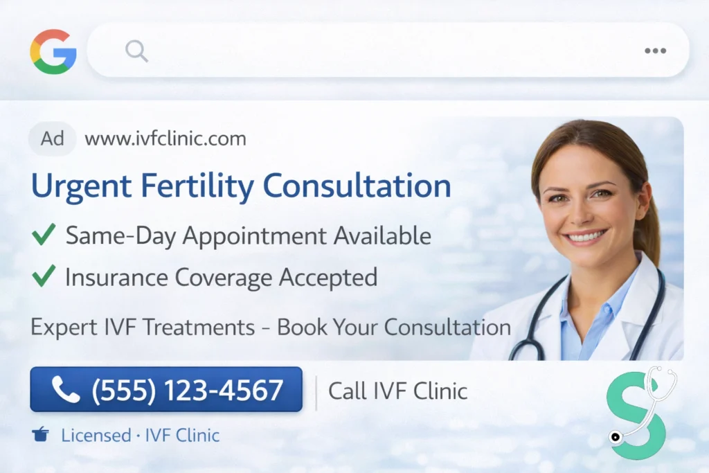 URGENT FERTILITY CLINIC CONSULTATION AD