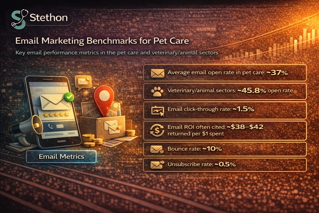 email marketing statistics pet vets