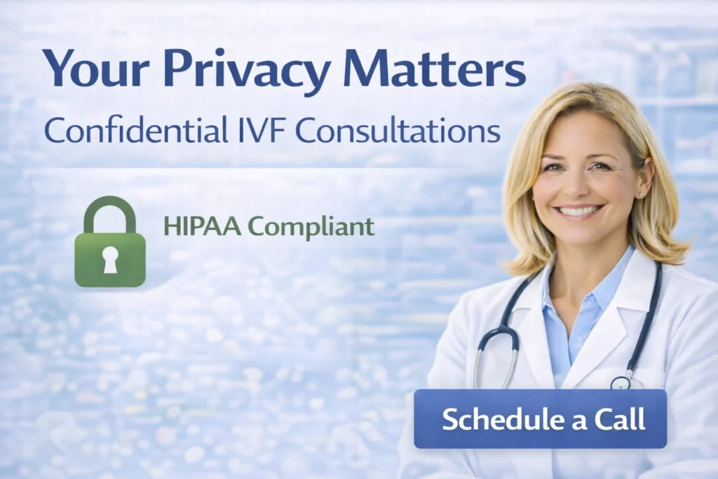 ivf clinic ad example privacy