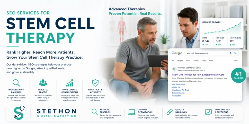 stem cell therapy seo agency services