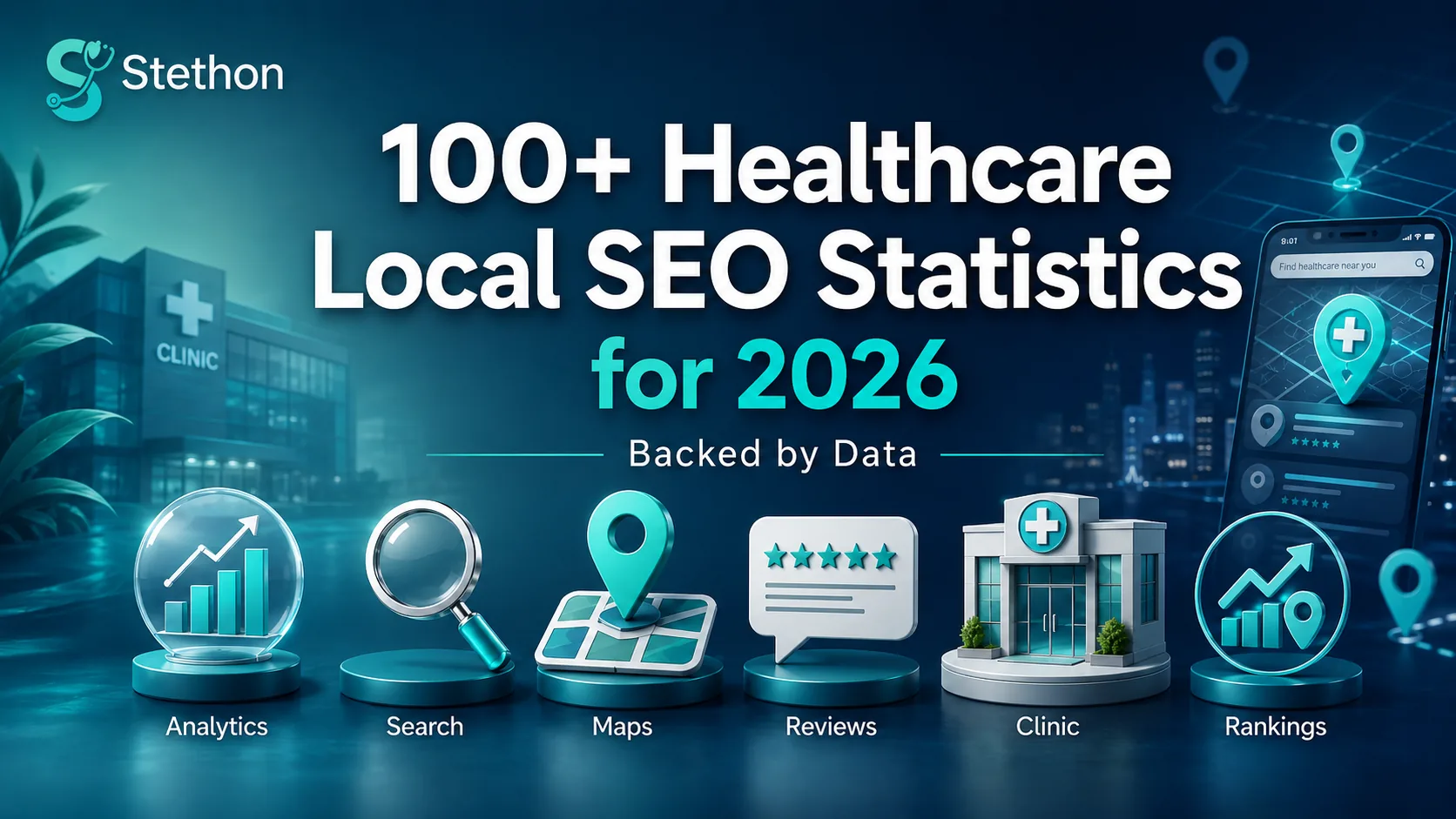healthcare local seo statistics stethon