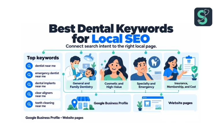 Best Dental Keywords for Local SEO infographic | Stethon Digital Marketing