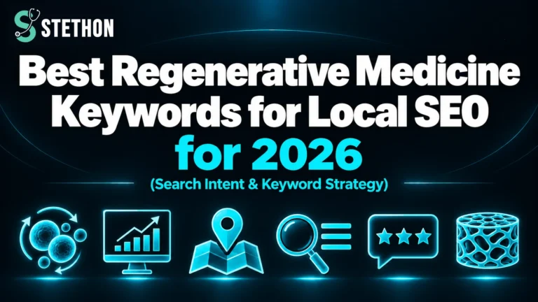 Best Regenerative Medicine Keywords for Local SEO in 2026 2 Best Regenerative Medicine Keywords for Local SEO in 2026 | Stethon Digital Marketing