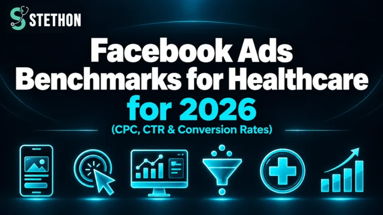 Facebook Ads Benchmarks for Healthcare in 2026 (CPC/CTR) 2 Facebook Ads Benchmarks for Healthcare in 2026 (CPC/CTR) | Stethon Digital Marketing